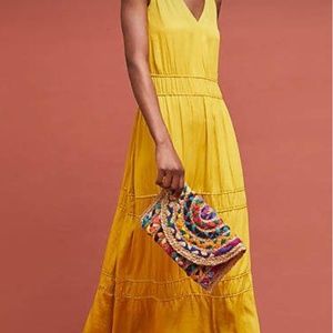 Dolan Left Coast Goldenrod Maxi Dress (S) NWOT